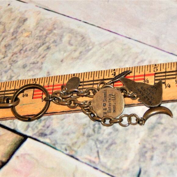 Rare Twilight Saga New Moon Wolf Pack Tattoo Key Chain/Bag Clip - Picture 12 of 12